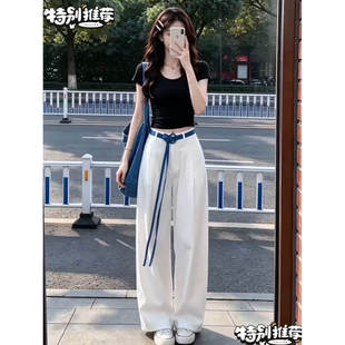 休闲夏款阔腿裤套装2026新款今年流行时尚洋气减龄女装时髦两件套