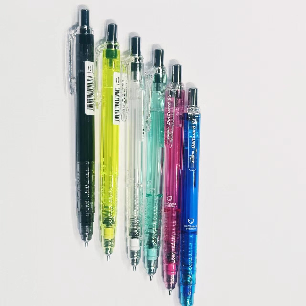 日本 zebra 斑马不断芯maz84 透明限定自动铅笔绘图考试0.5mm新款