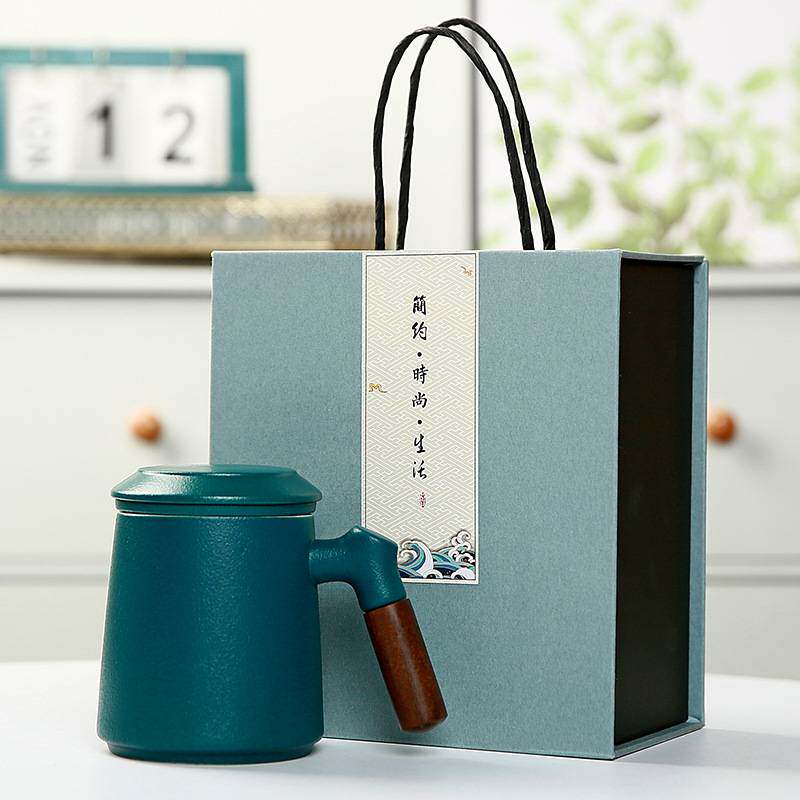 茶水分离泡茶杯子喝水杯大容量