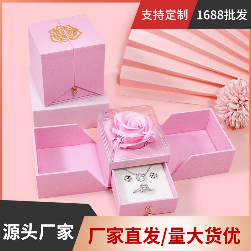 精美马卡龙色双开门弧形亚克力