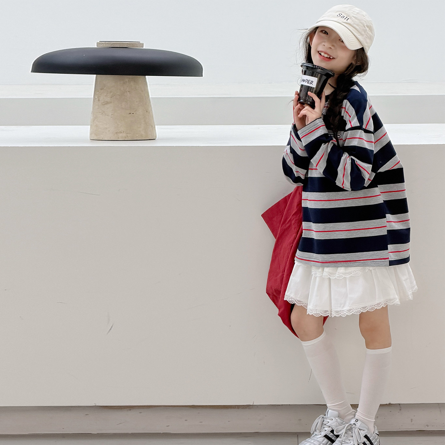 女童春装长袖t恤2026新款儿童洋气打底衫女大童网红宽松百搭上衣,童装/婴儿装/亲子装,T恤,淘宝优惠券,粉丝福利购,淘宝优惠卷