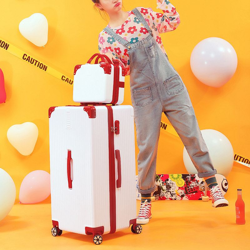 行李箱女铝框ins潮24寸26/28超大容量密码旅行万向轮皮箱拉杆箱男