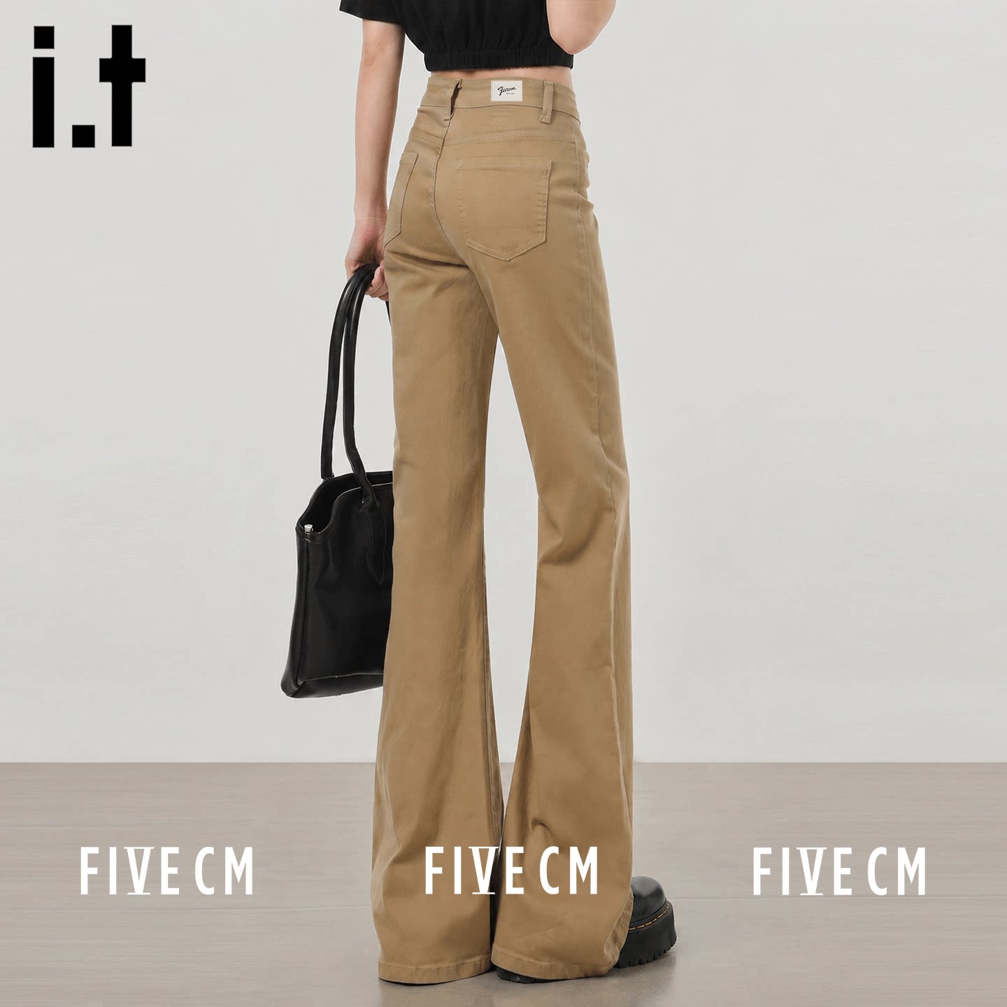 itFIVECM高级感喇叭牛仔裤女