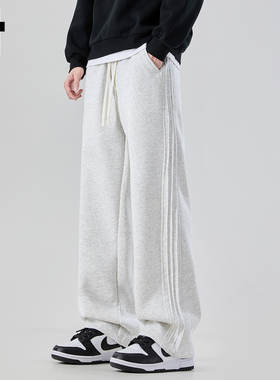 it :5cm/FIVECM休闲裤子男生瘦高个子宽松直筒青少年秋冬运动卫裤