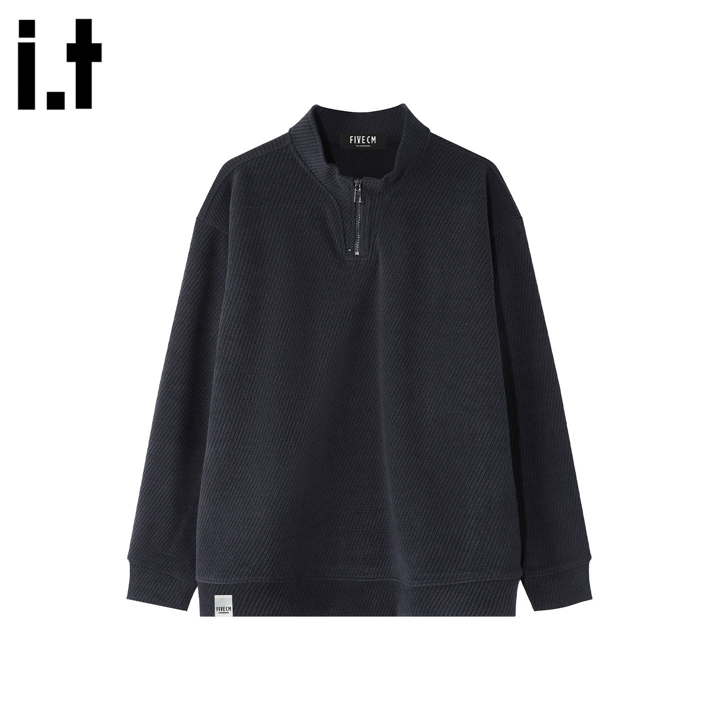 IT'S5cm/五cm潮流半拉链卫衣