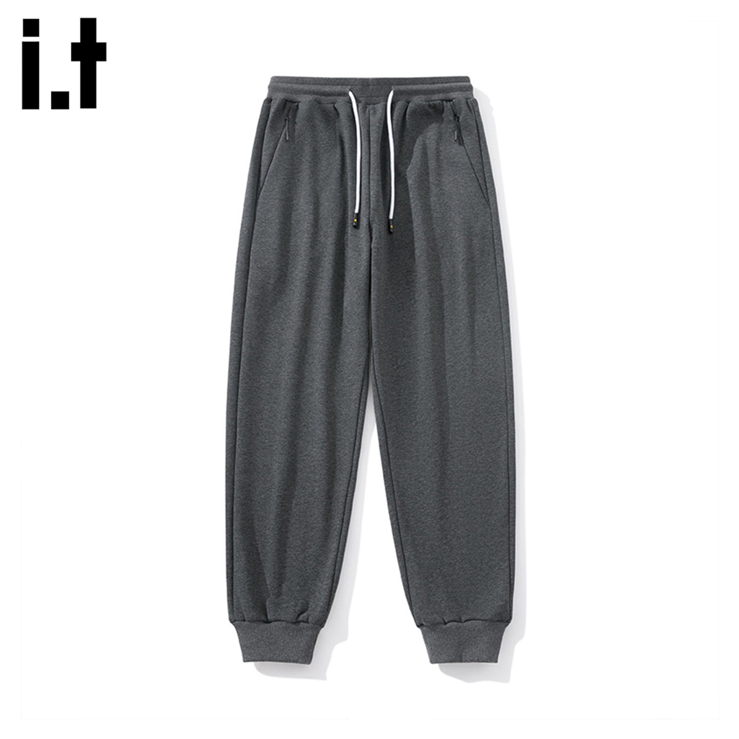 it :5cm/FIVECM束脚休闲裤男春季新款灰色卫裤潮牌百搭男士运动裤