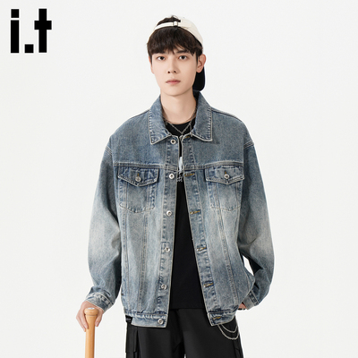 it5cm翻领男外套上衣