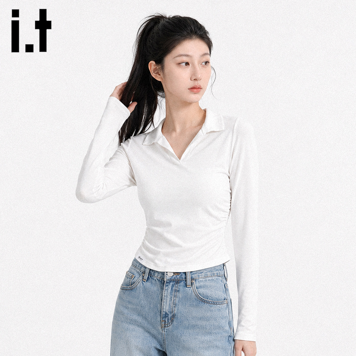 it2026秋季女长袖POLO衫