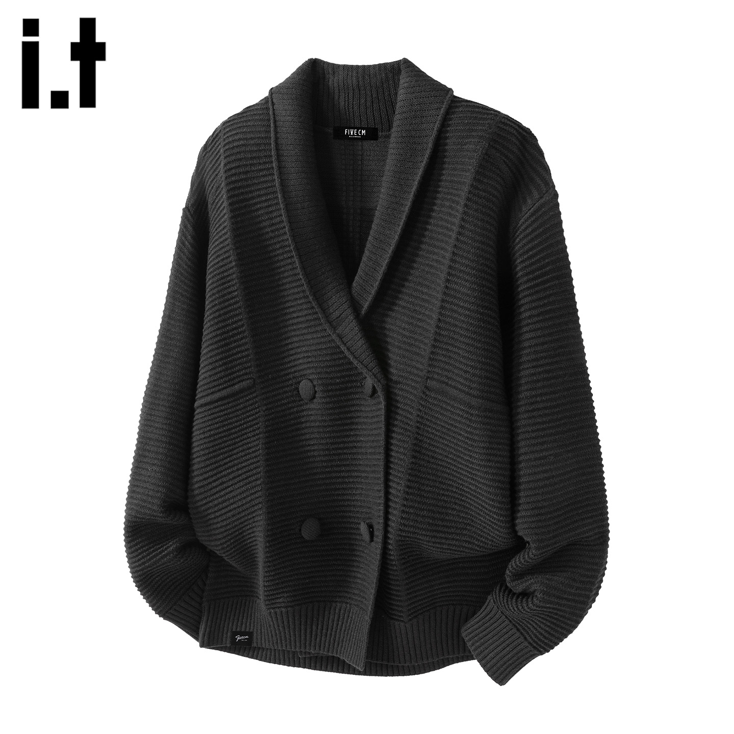 高级感复古翻领毛衣针织衫