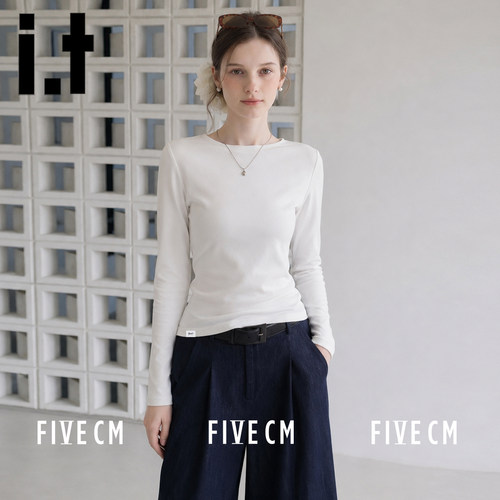 itFIVECM秋季女士打底长袖T恤
