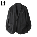 it :5cm/FIVECM高级感垂感翻领西装外套男士2025秋冬宽松百搭上衣