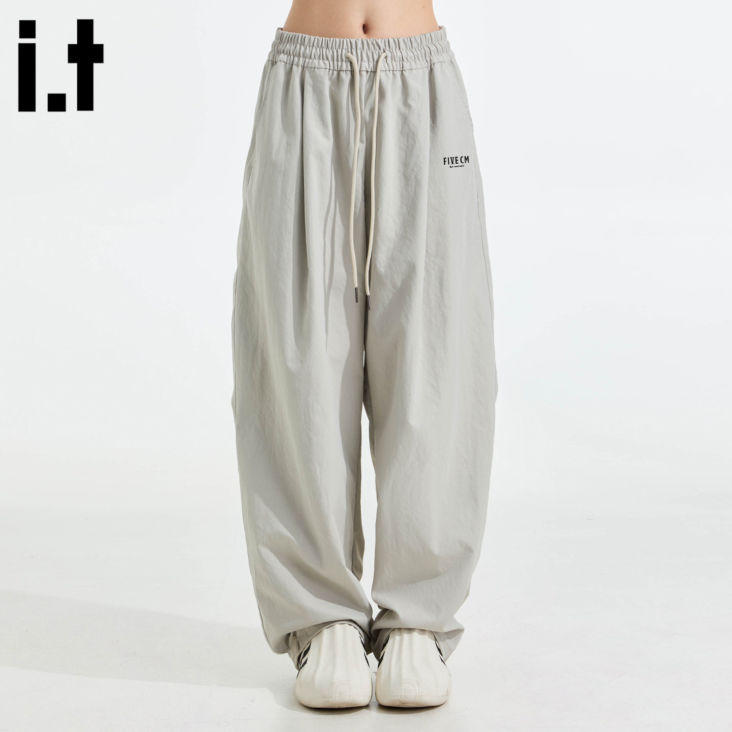 it FIVECM美式宽松休闲裤男潮流2026夏季薄款速干运动工装裤