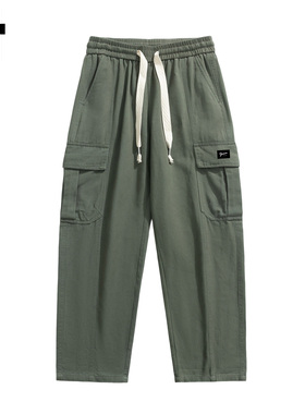 it :5cm/FIVECM潮牌军绿色工装裤男2025新款百搭运动休闲长裤宽松