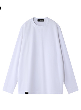 it :5cm/FIVECM白色长袖眼里宽松男女款2025新款秋季薄款宽松上衣