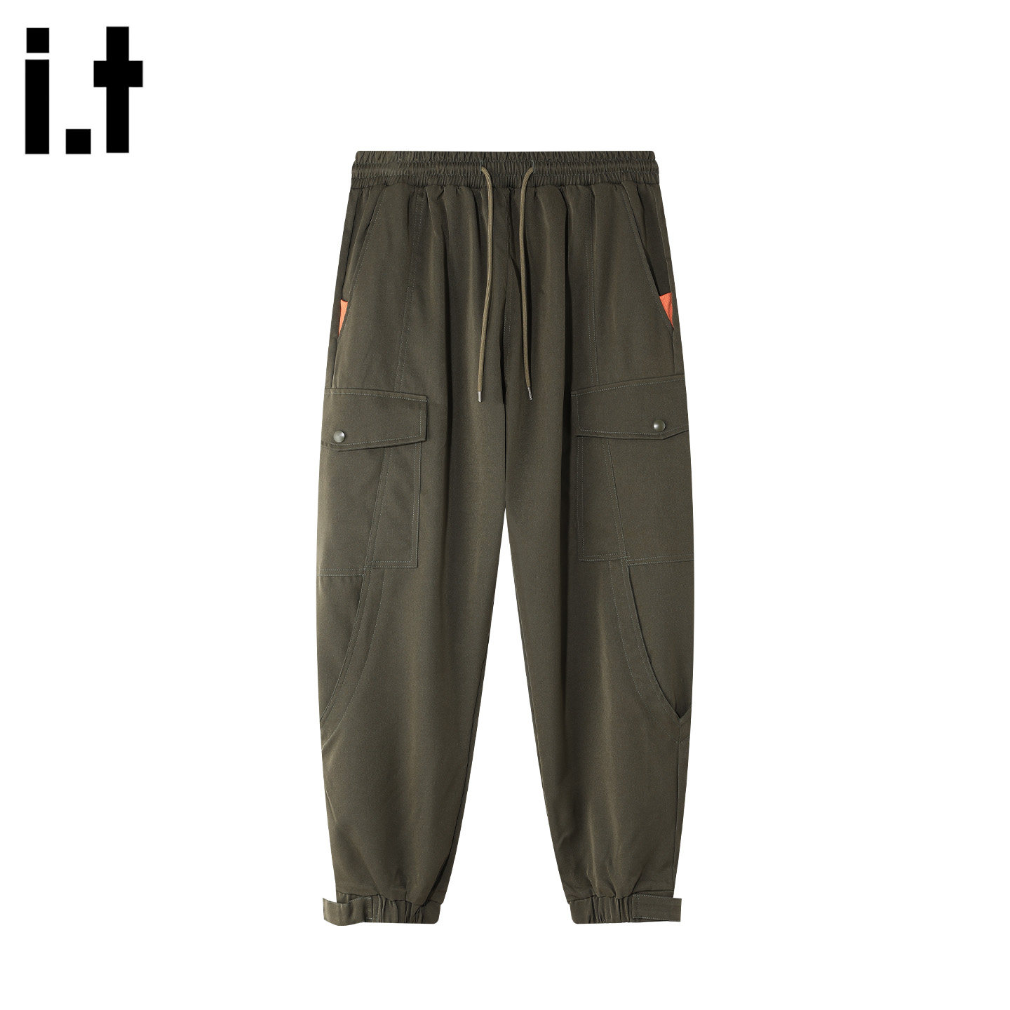 it :5cm/FIVECM美式高街多口袋工装裤男款2026春夏束脚萝卜裤长裤