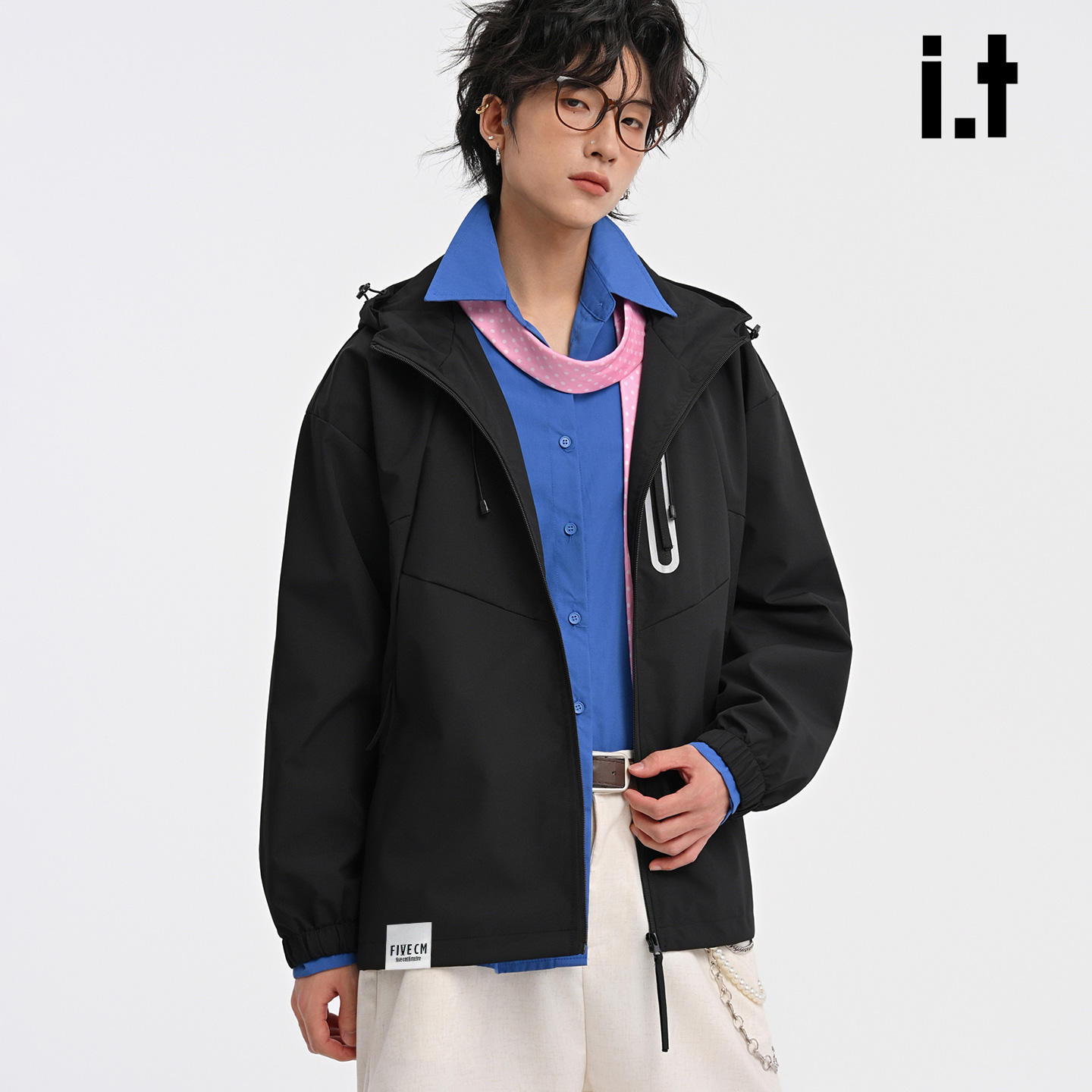 it :5cm/FIVECM棉服夹克外套男防风秋冬季男女同款休闲冲锋衣痞帅