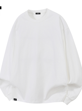 it :5cm/FIVECM潮牌白色圆领长袖T恤男2025秋冬季内搭上衣打底衫