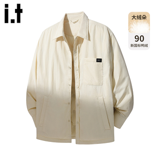 it :5cm/FIVECM潮流轻薄保暖羽绒服男女2025冬季高级感白鸭绒外套