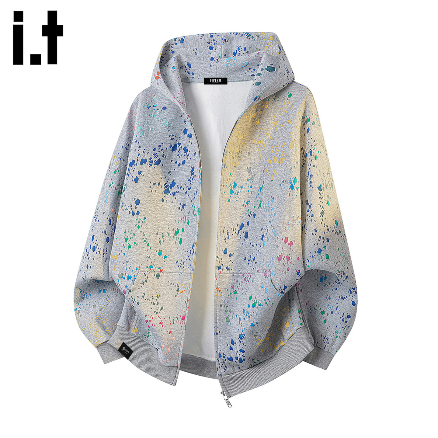 it :5cm/FIVECM潮牌高街涂鸦痞帅卫衣男女2026高级感百搭休闲外套