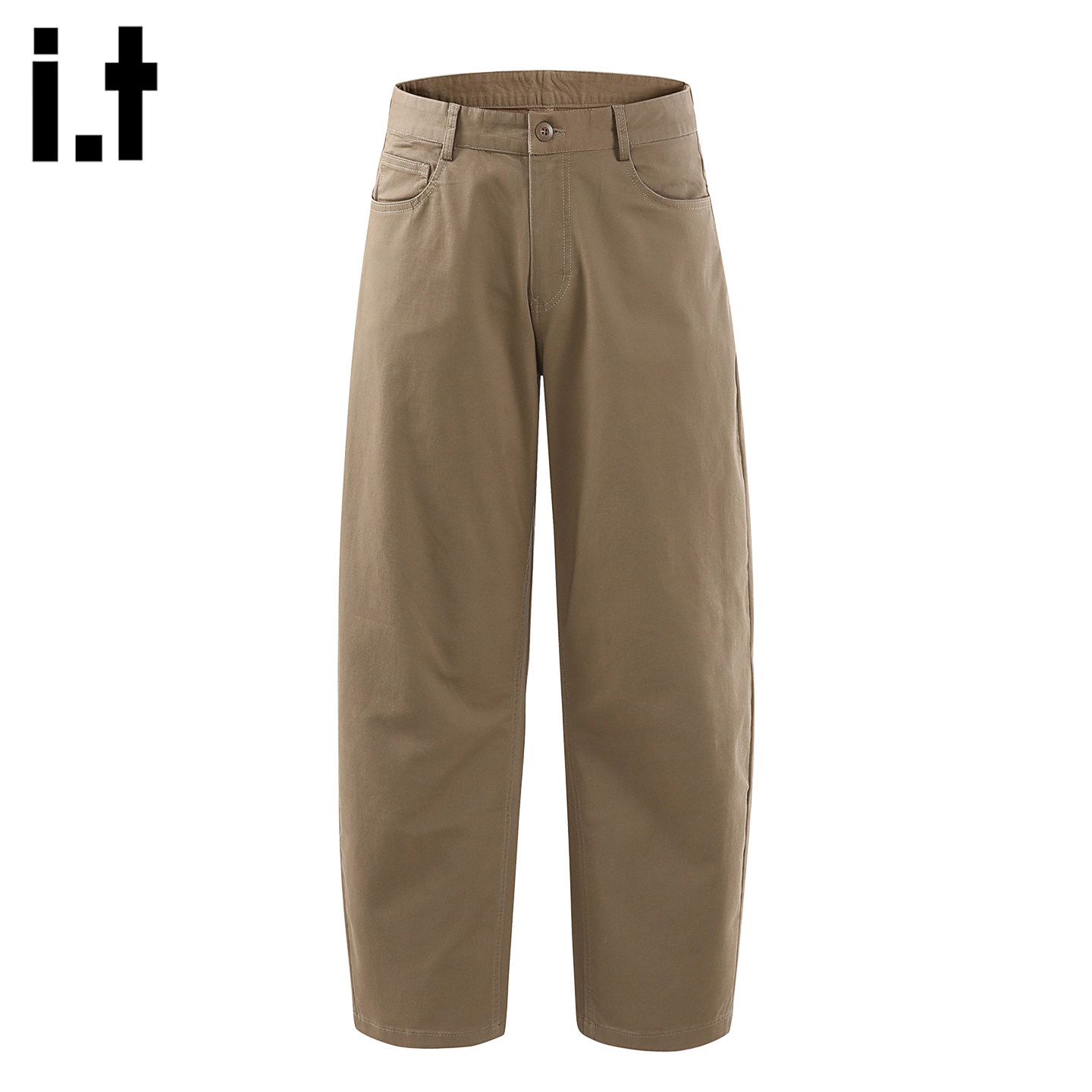 it :5cm/FIVECM美式阔腿弯刀裤男2026春季新款宽松休闲百搭运动裤