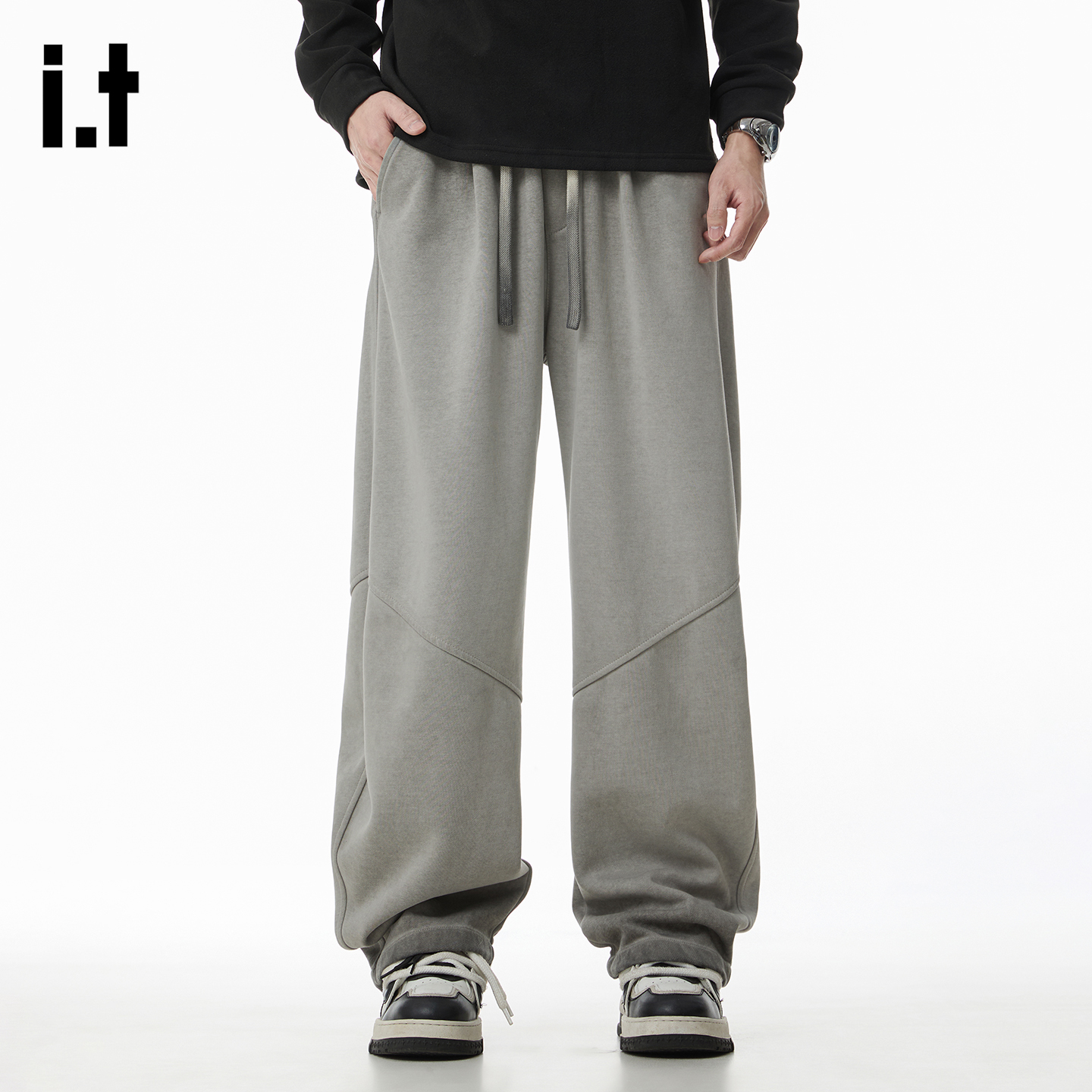 春秋阔腿裤长裤男2025新款