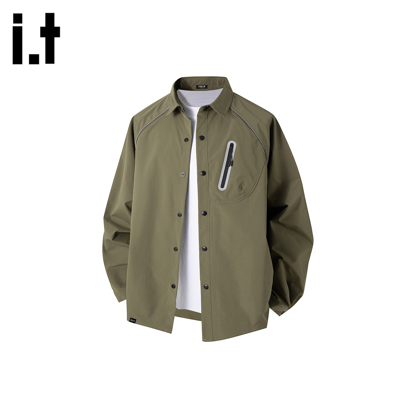 it :5cm/FIVECM高级感长袖衬衫男2026春季设计感小众休闲衬衣外套