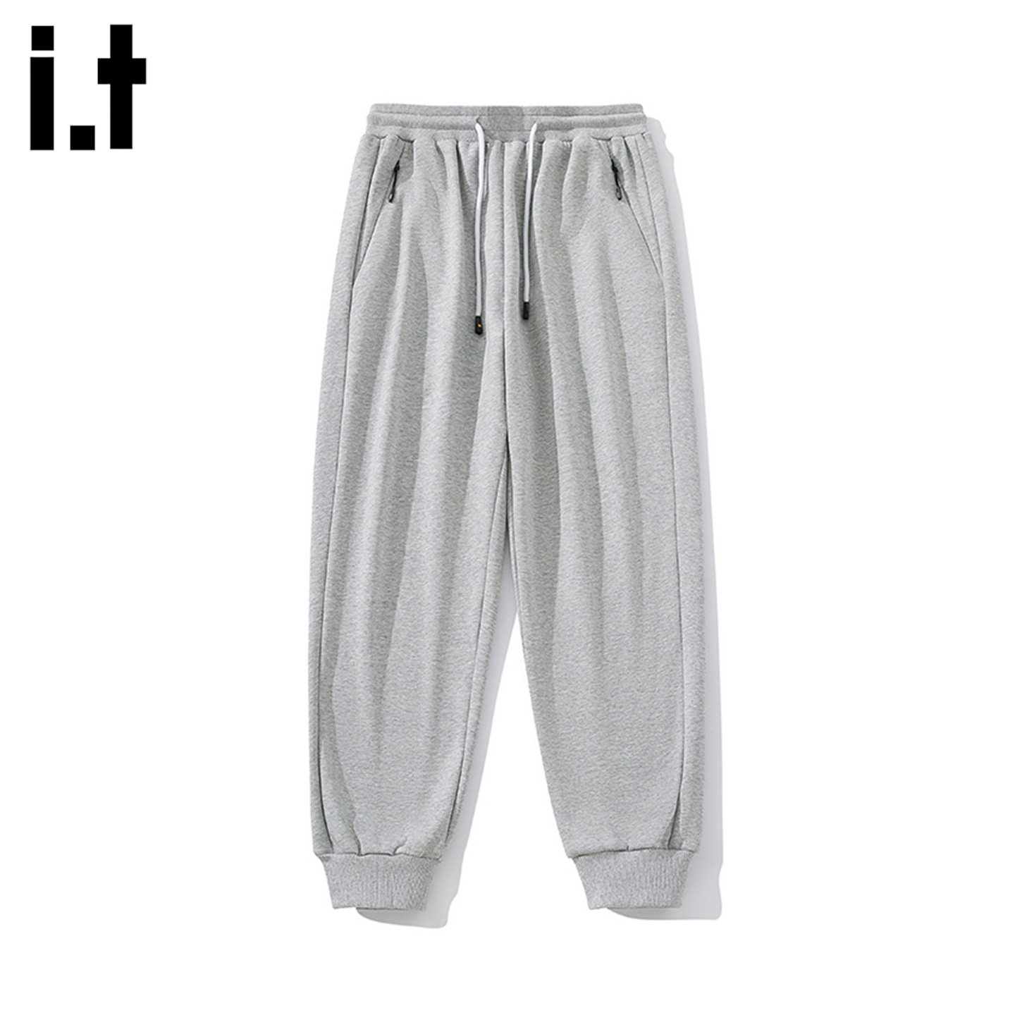 it :5cm/FIVECM春季潮流宽松卫裤男女2026新款休闲百搭针织束脚裤,男装,休闲裤,淘宝优惠券,粉丝福利购,淘宝优惠卷