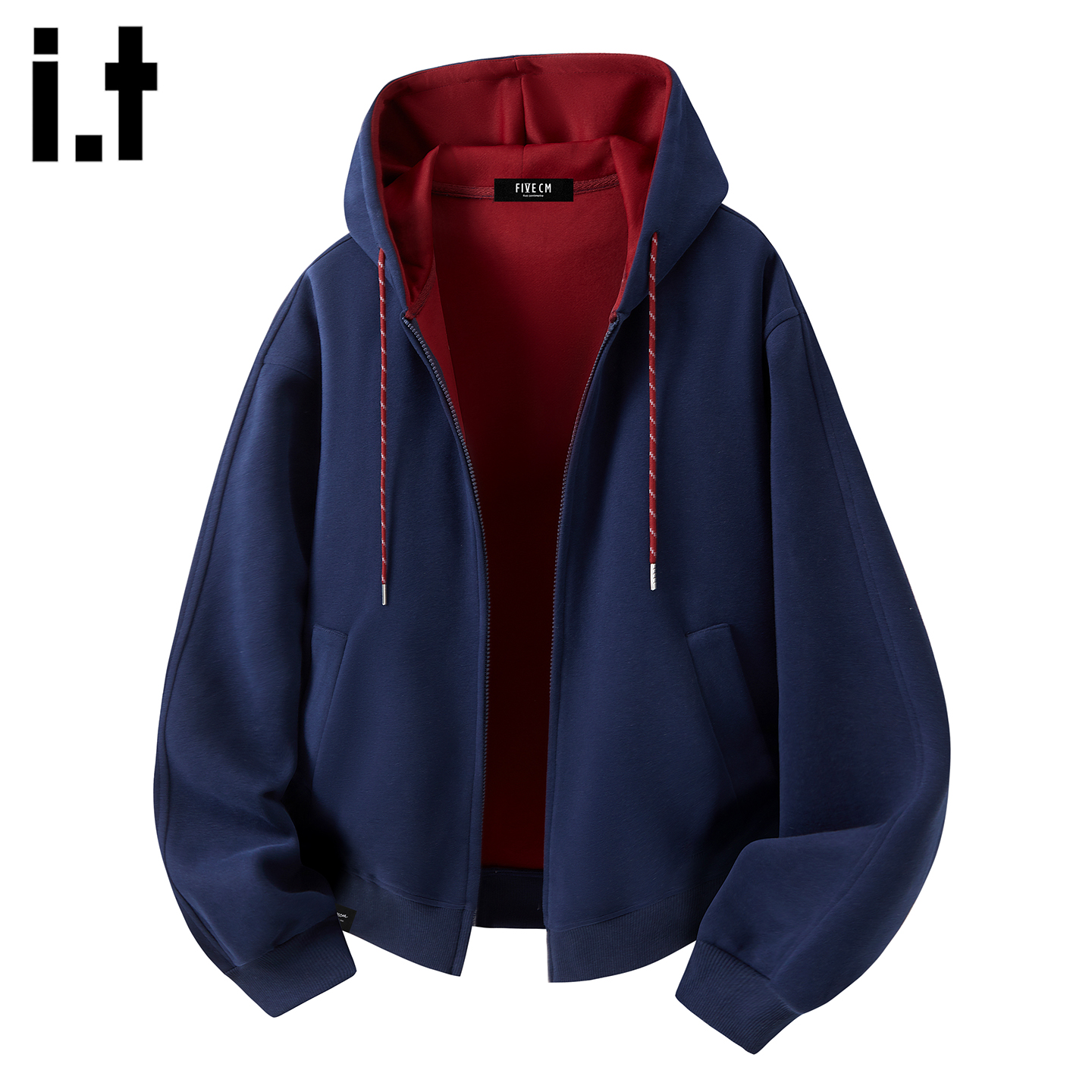 春秋新款连帽开衫卫衣男