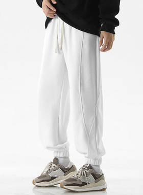 it :5cm/FIVECM潮牌束脚裤子男士冬季直筒宽松抽绳运动卫裤休闲裤