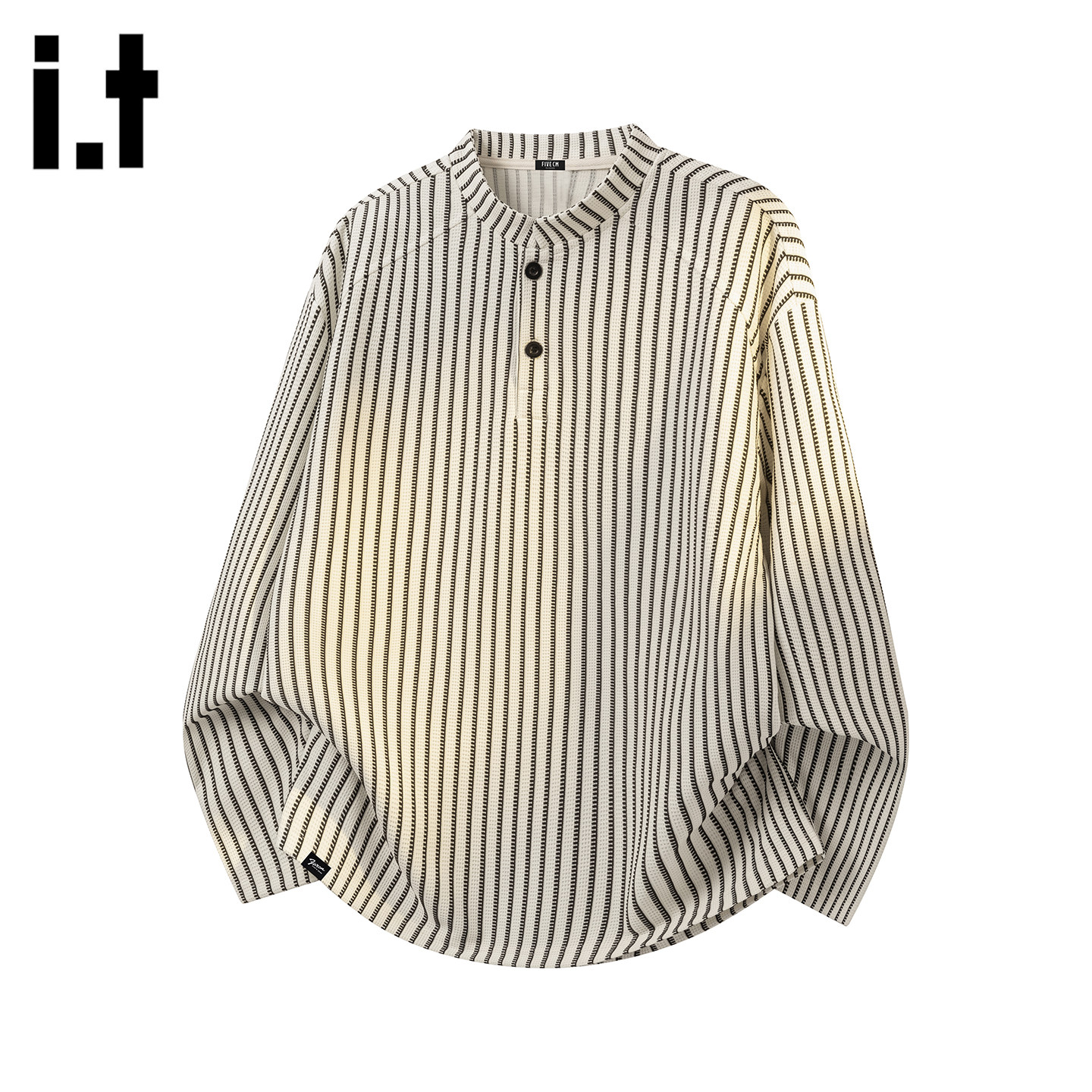 it :5cm/FIVECM长袖T恤春季宽松休闲打底衫美式重磅无帽套头卫衣