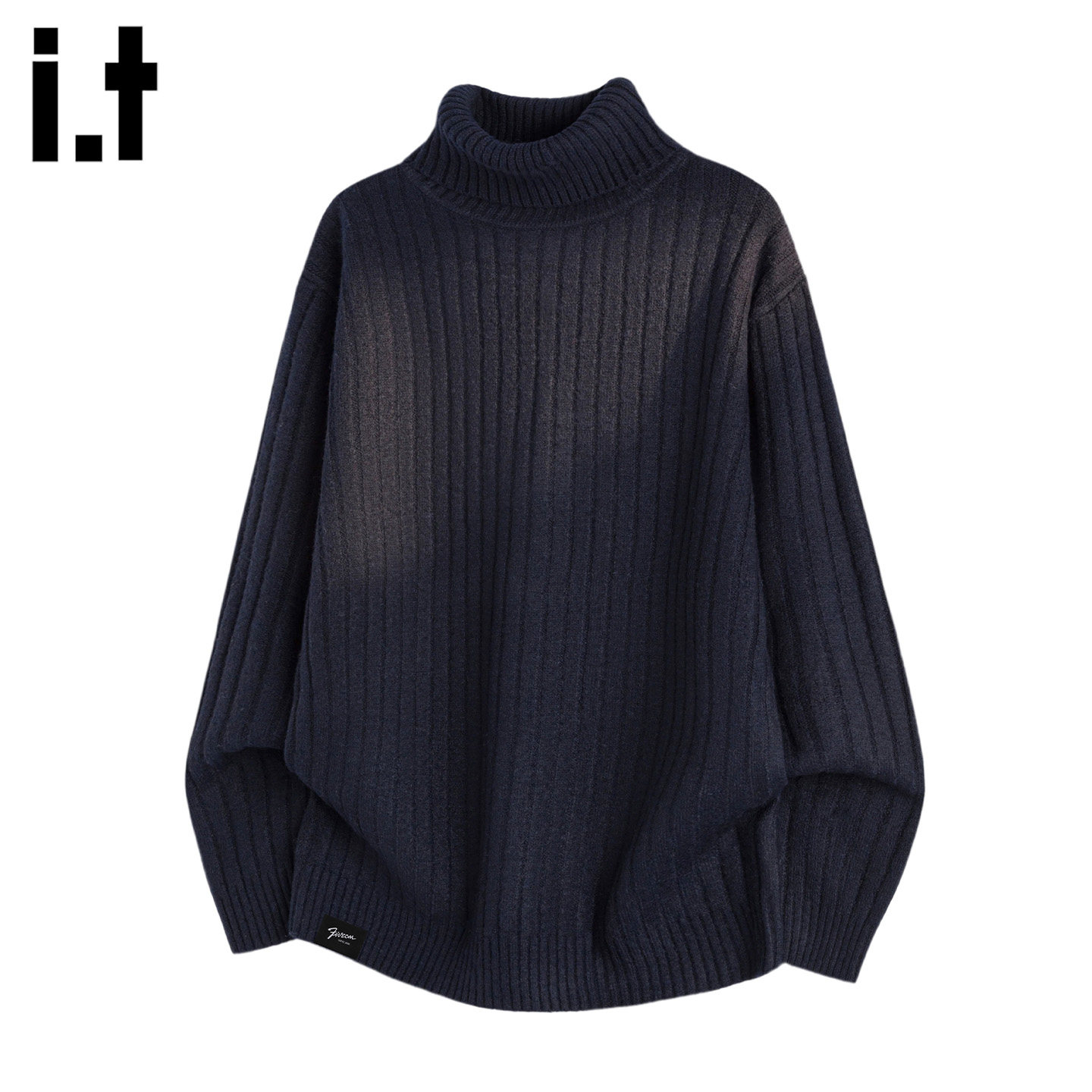 时尚高领打底衫毛衣男士