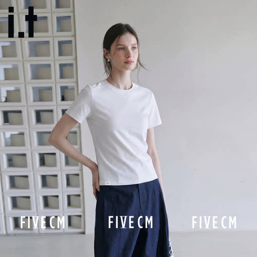 itFIVECM夏季休闲修身女士短袖