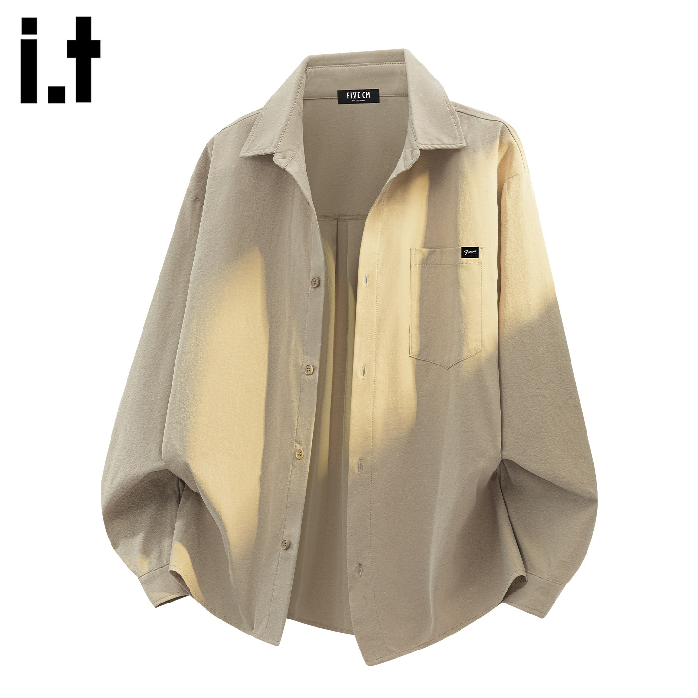 it :5cm/FIVECM潮流长袖衬衫男女2026春季新款百搭痞帅高级感衬衣