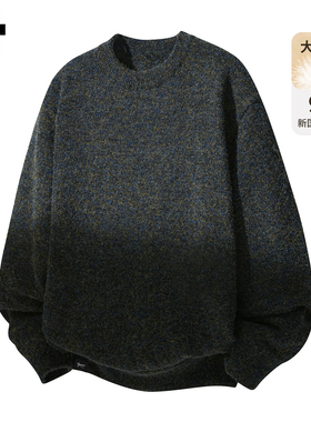 it:5cm/FIVECM灰色加厚白鸭绒毛衣套头羽绒衣男士冬季90绒羽绒服