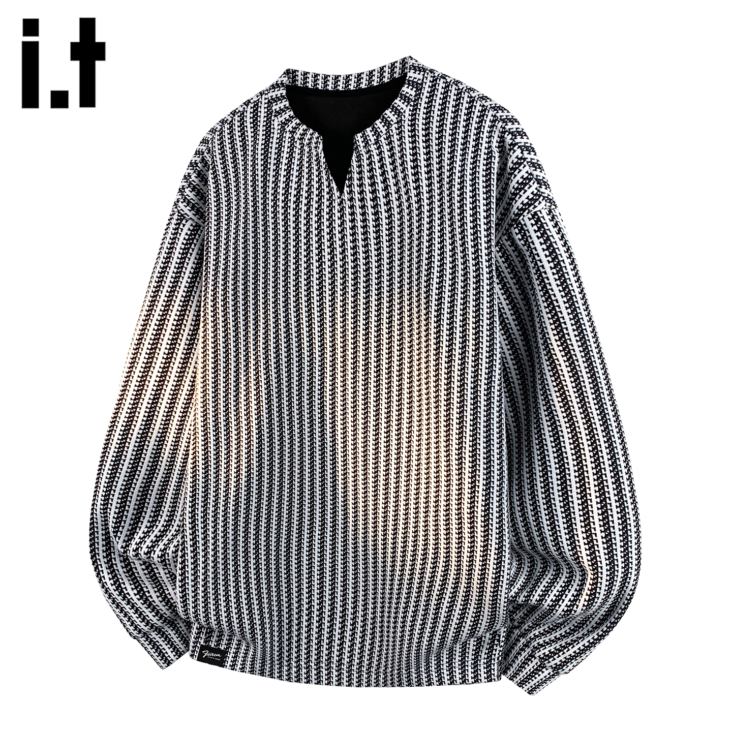 IT'S5cm/五cm千鸟格长袖内搭卫