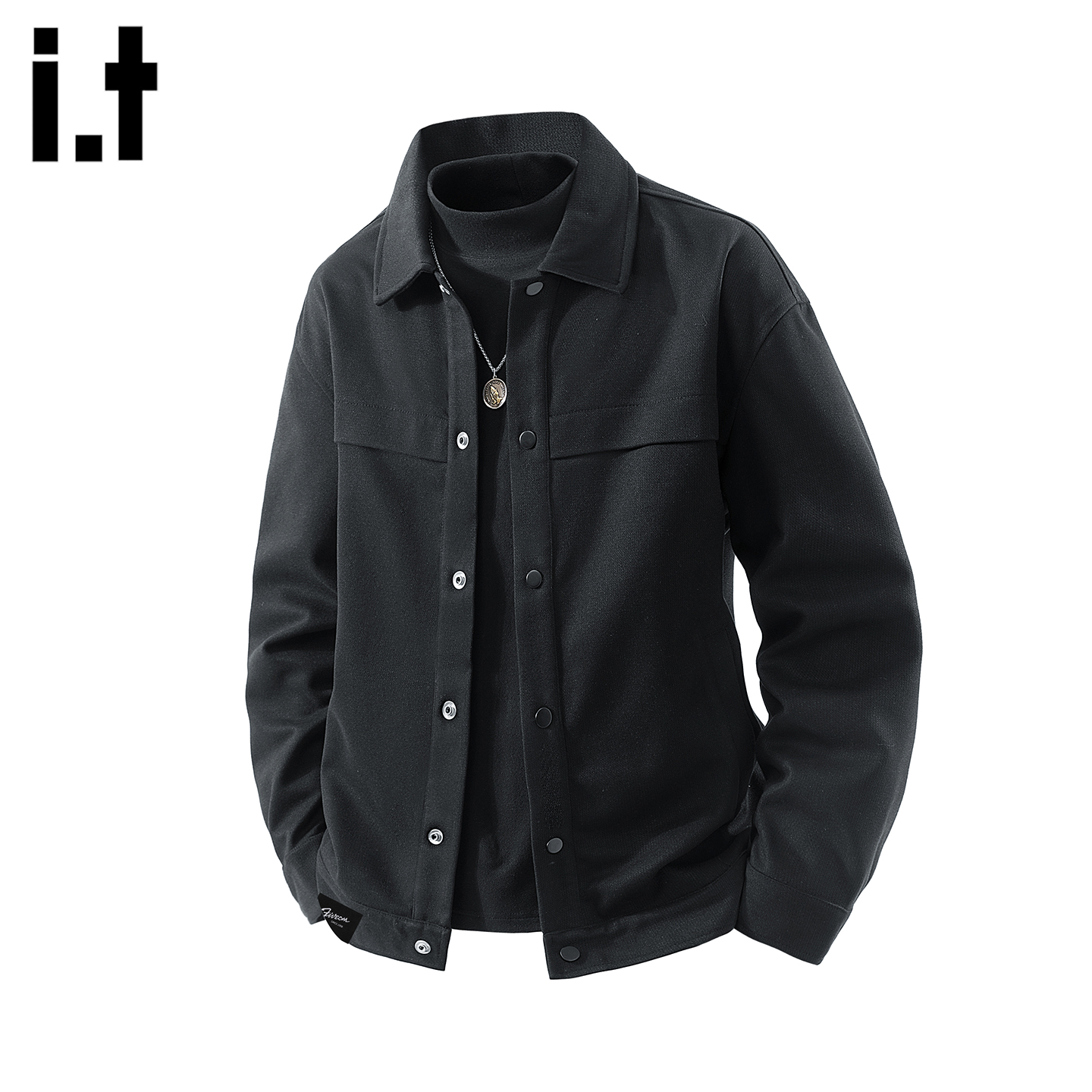 春秋新款翻领薄款夹克