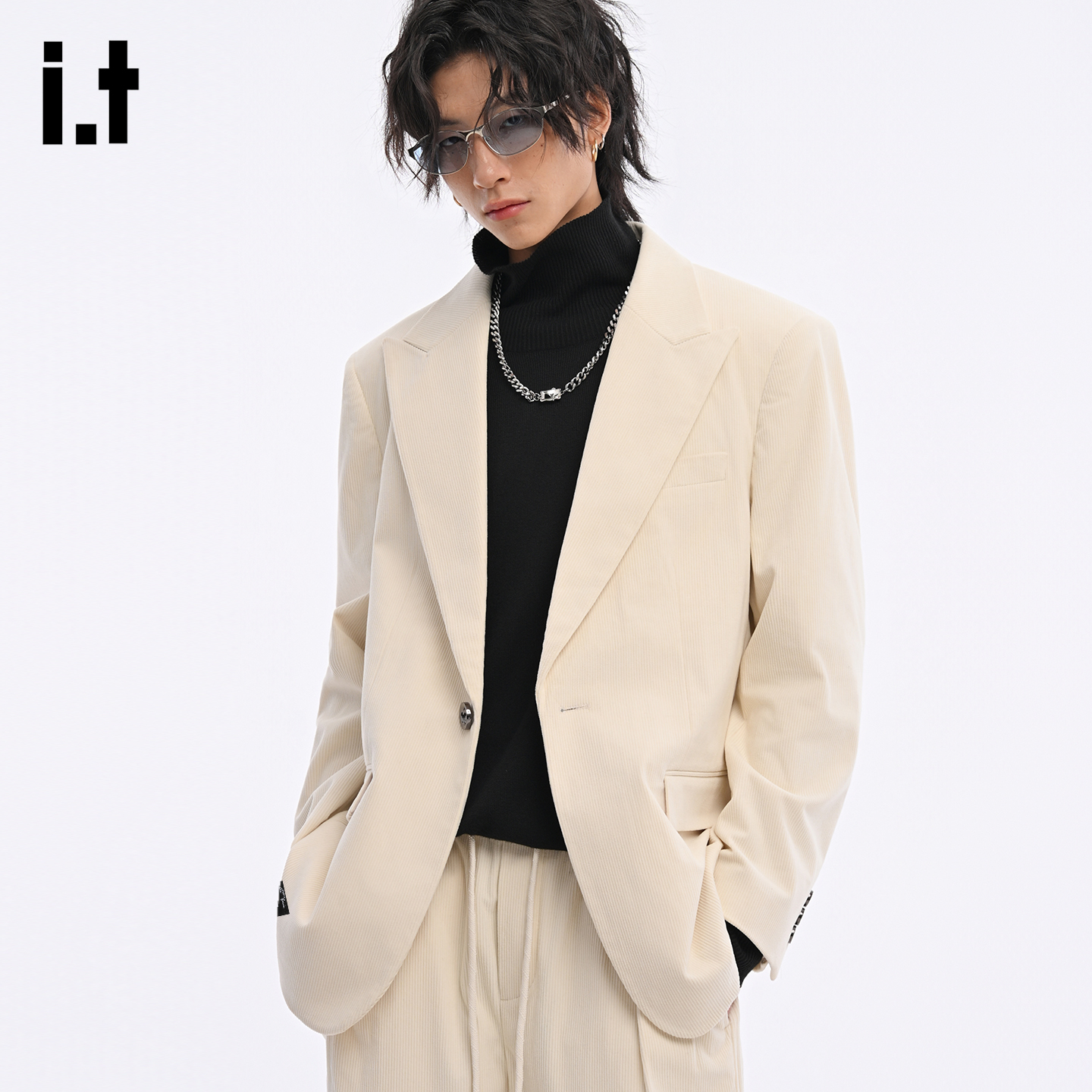 IT'S5cm灯芯绒休闲西装外套