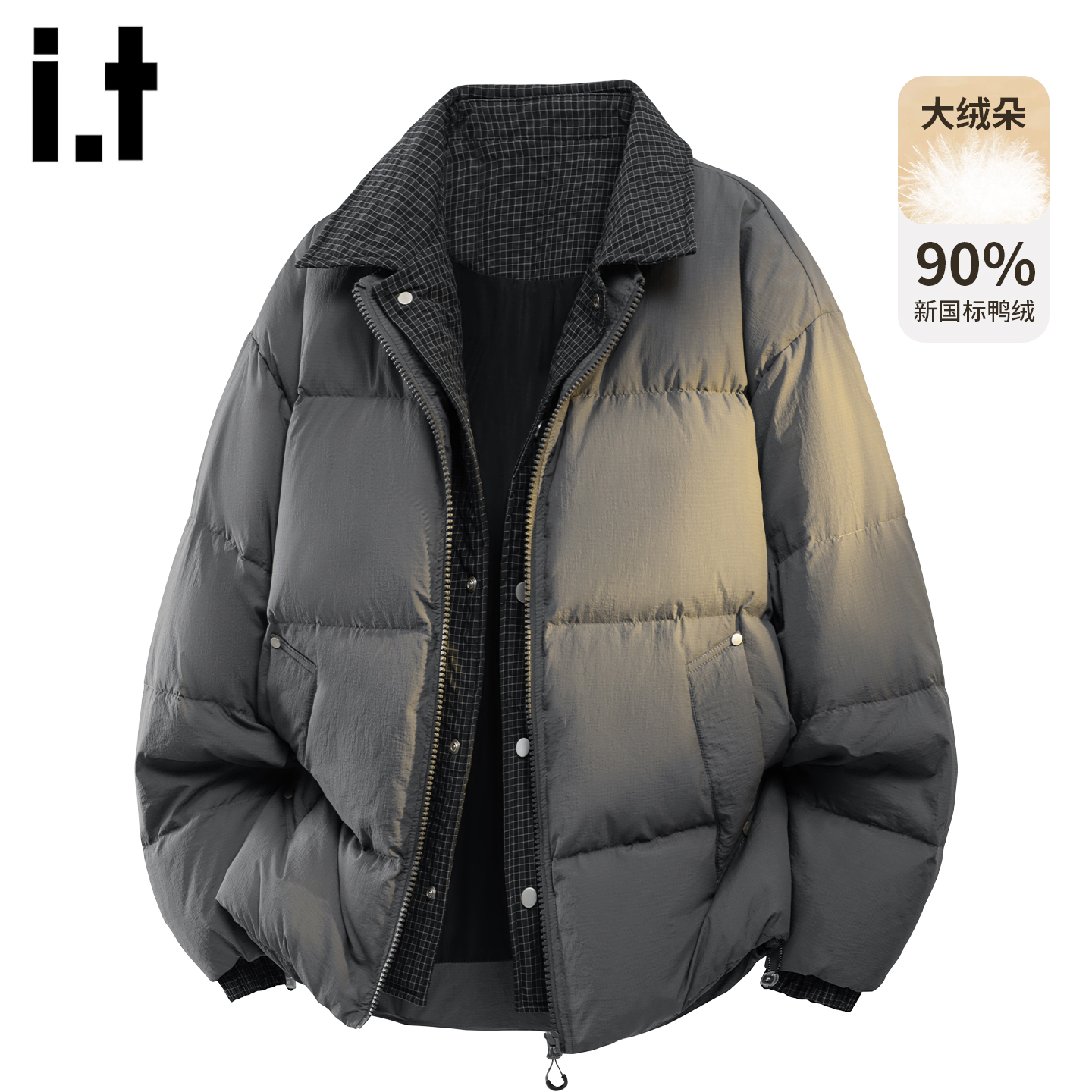 it5cm/FIVECM美式假两件羽绒服