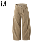 2025秋冬百搭阔腿直筒裤 灯芯绒宽松休闲裤 男款 5cm FIVECM美式