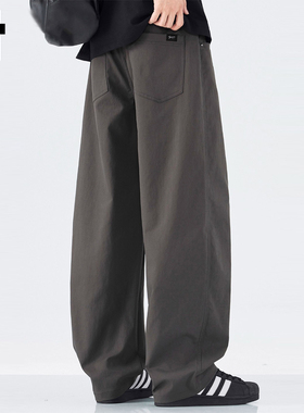 it :5cm/FIVECM复古休闲裤男2025新款秋冬新款宽松直筒长裤子潮牌