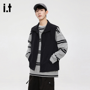 it :5cm/FIVECM日系复古工装马甲男春季潮牌宽松坎肩痞帅背心外套