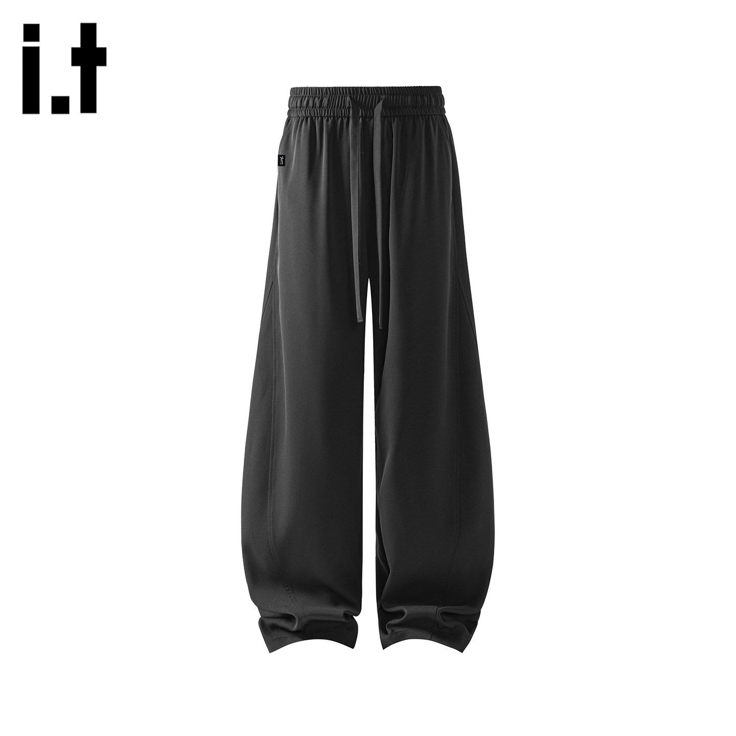 it :5cm/FIVECM美式弯刀冰丝西装裤男款垂感高级感长裤直筒宽松裤