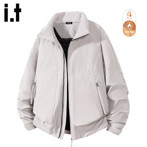 it5cm立领加厚保暖抗寒棉服男