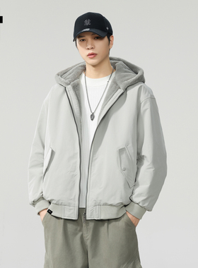 it :5cm/FIVECM座山雕连帽外套男2025秋冬季防寒保暖加绒休闲夹克