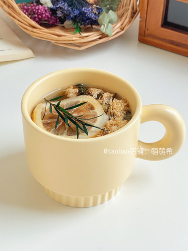 手工马克杯萌萌希陶瓷ins风大众