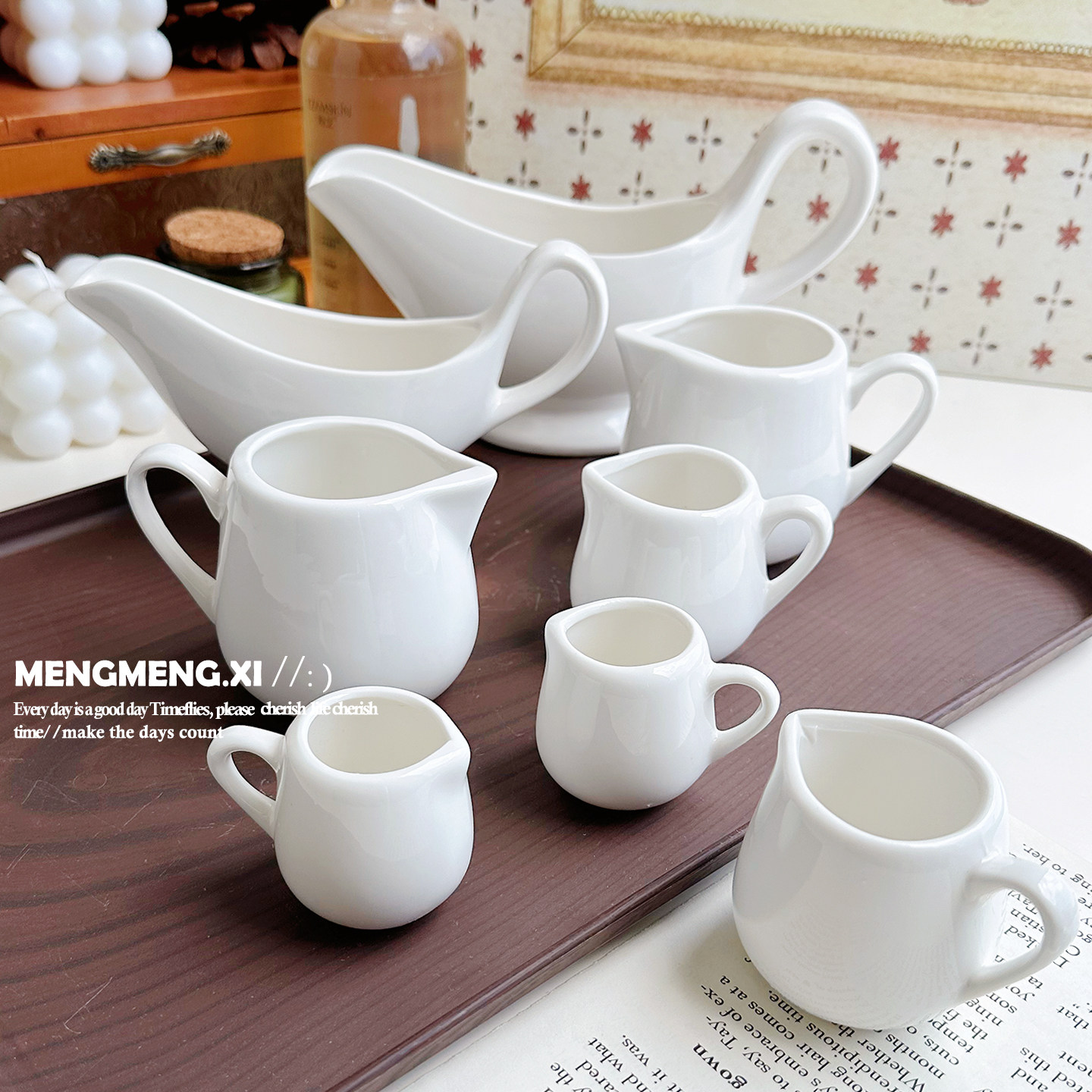 陶瓷奶罐咖啡厅西餐牛排酱汁汁斗尖嘴汁盅迷你奶缸奶壶牛奶壶带嘴,餐饮具,奶罐,淘宝优惠券,粉丝福利购,淘宝优惠卷