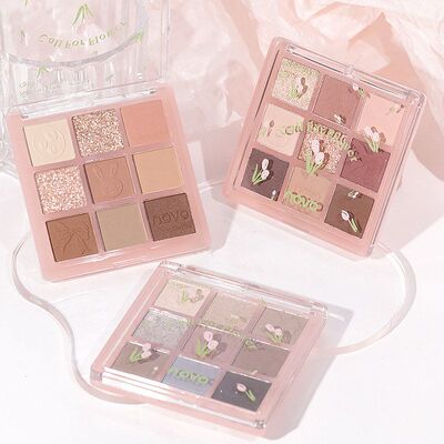 正品新日期NOVO5911九色眼影盘