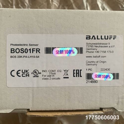 进口 BOS01FR BOS 23K-PA-L