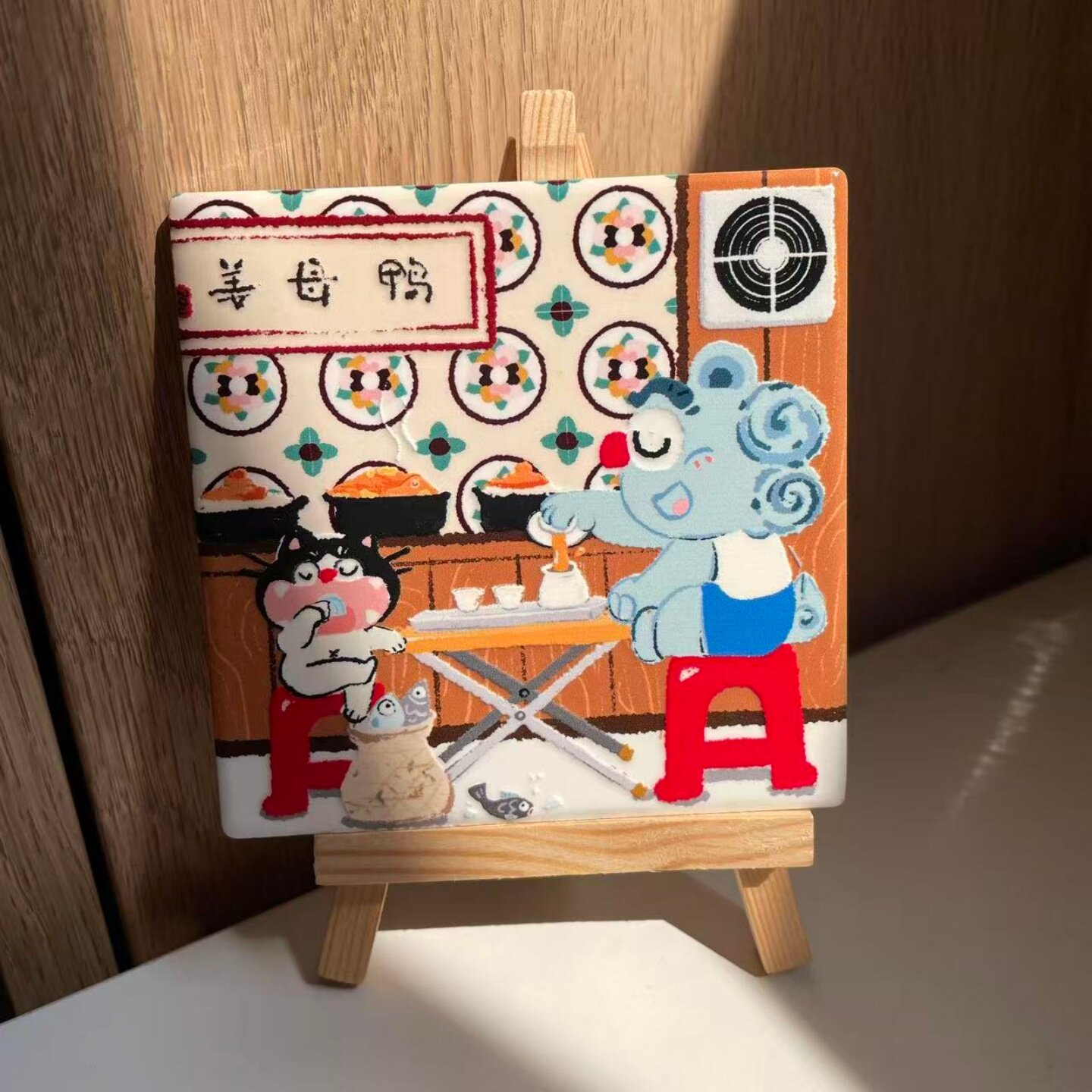 泉州文创陶瓷浮雕磁吸冰箱贴