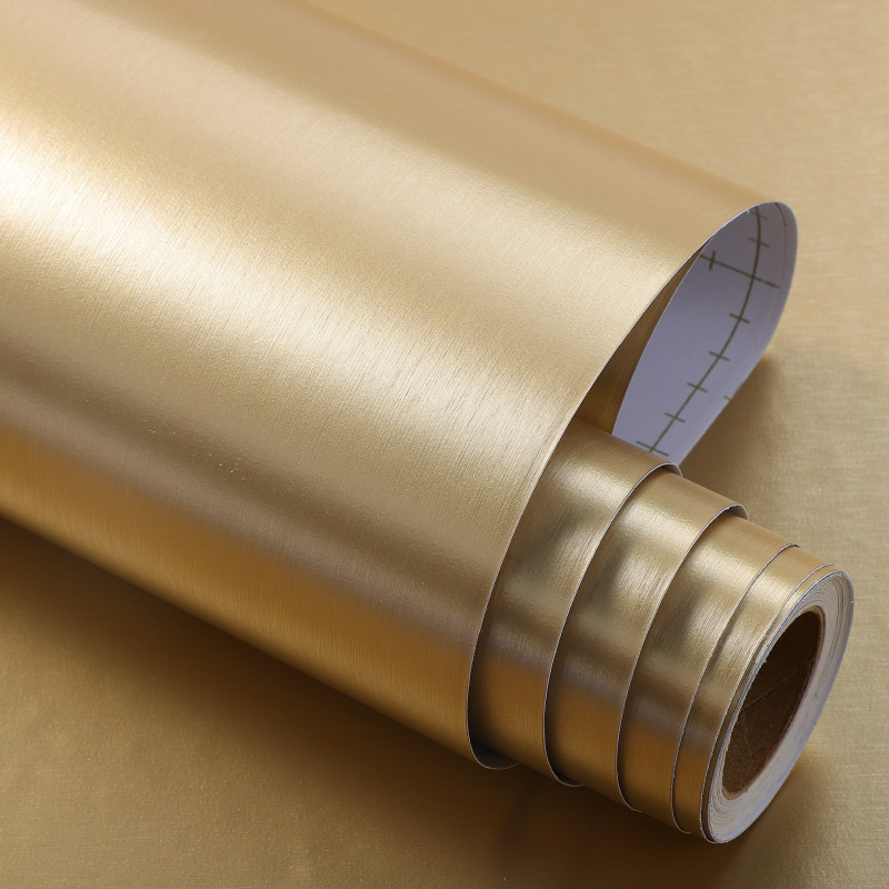 金色拉丝贴香槟金仿金属自粘厨房防水不锈钢冰箱贴空调翻新贴膜,家居饰品,软装墙贴,淘宝优惠券,粉丝福利购,淘宝优惠卷